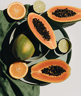 Papaya, Limone, Orange